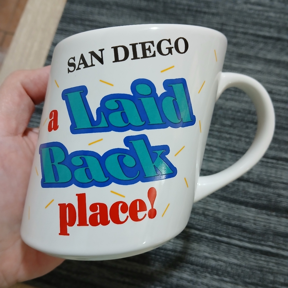 Vtg Retro Imig Slants San Diego Mug-NWT